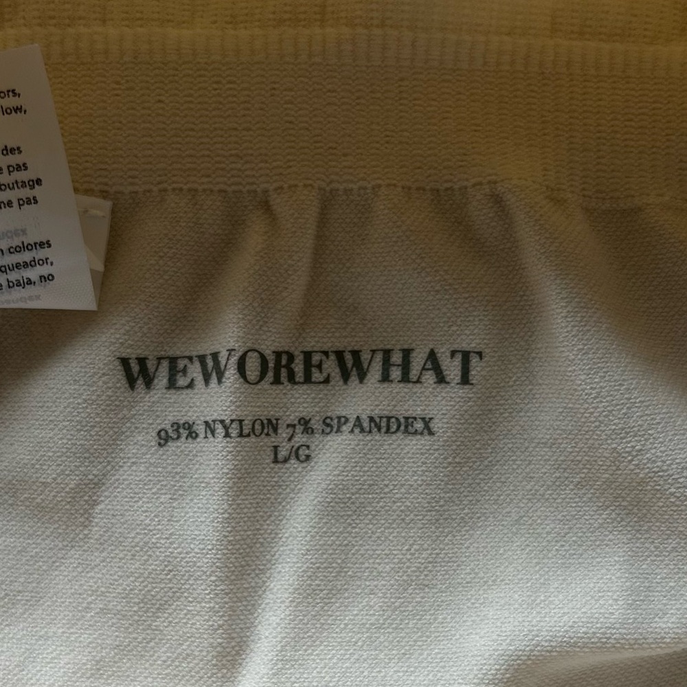 WE WORE‎ WHAT Ribbed Shorts Bodysuit - Picture 6 of 7